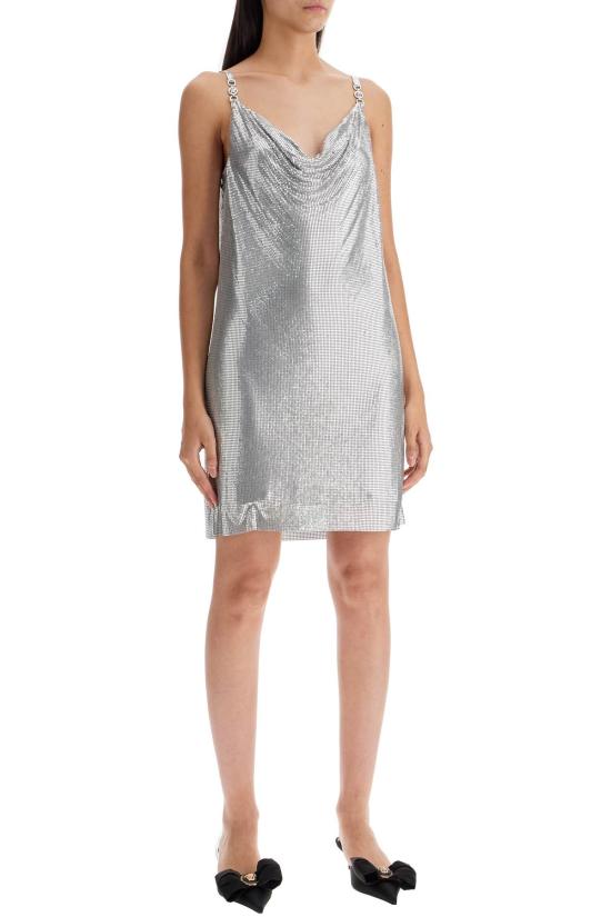 24FW 베르사체 미디 원피스 10161191A11271 METALLICO - VERSACE