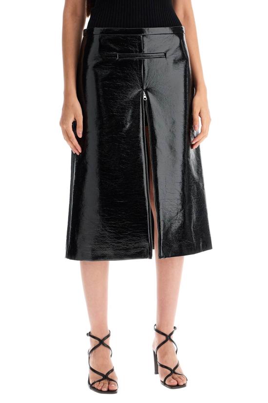  쿠레쥬 미디 스커트 324CJU181VY0014 NERO - COURREGES