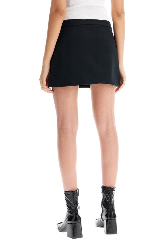  쿠레쥬 미디 스커트 VESCJU188PL0007 NERO - COURREGES