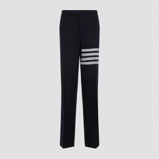 톰브라운 스트레이트 팬츠 MTC051AF0666 BLUE - THOM BROWNE