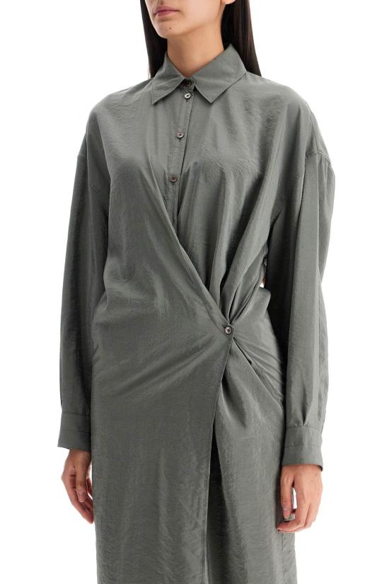  르메르 미디 원피스 DR1024LF208 VERDE - LEMAIRE