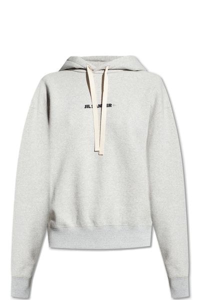  질샌더 후드 티셔츠 J40GU0002J20010 GRIGIO
