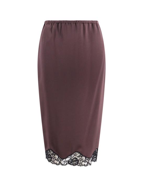 24FW 핑코 미디 스커트 104138A24N LZ9 Brown