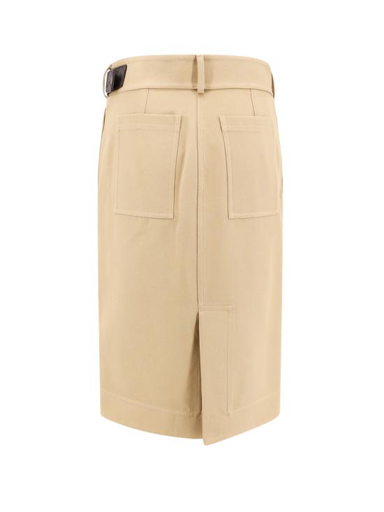  보테가베네타 미디 스커트 791599V0BT0 1434 Beige - BOTTEGA VENETA
