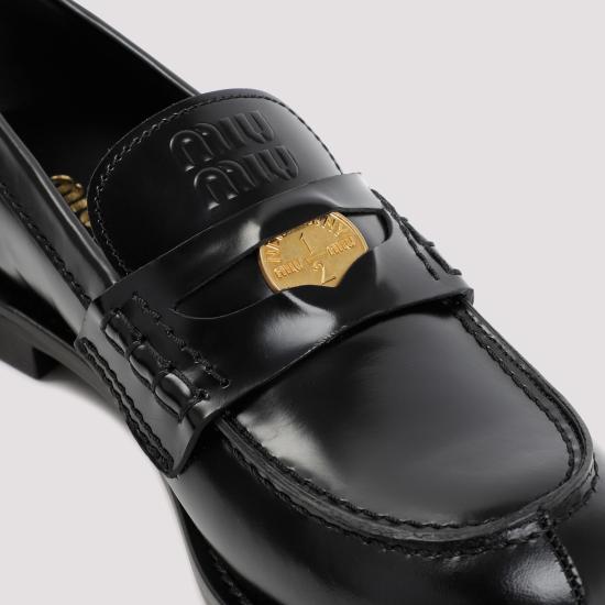  미우미우 로퍼 5D773DF020ULX BLACK - MIU MIU