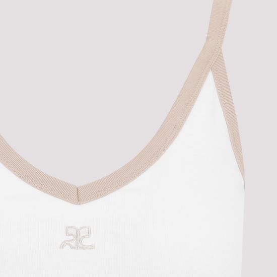  쿠레쥬 반팔 티셔츠 224JDE075JS0070B131 B131 WHITE SAND - COURREGES