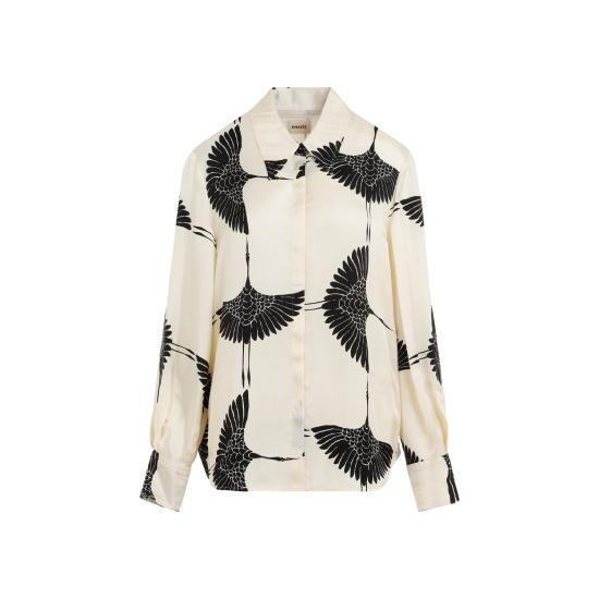  케이트 셔츠 23124101 193 CREAM BLACK - KHAITE