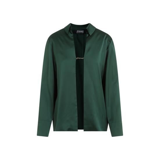  자크뮈스 셔츠 213SH103 1000 590 DARK GREEN - JACQUEMUS