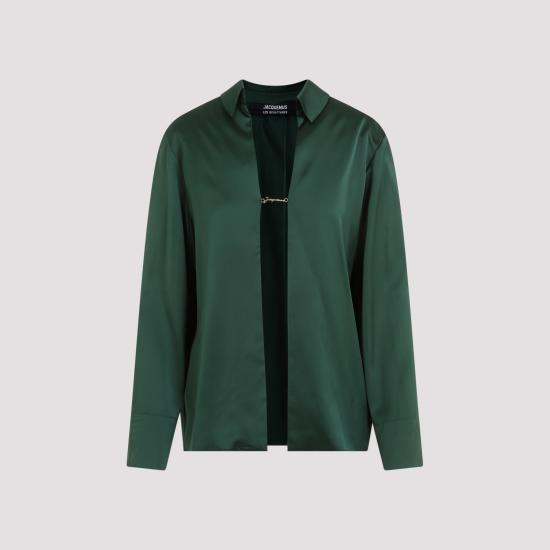  자크뮈스 셔츠 213SH103 1000 590 DARK GREEN - JACQUEMUS