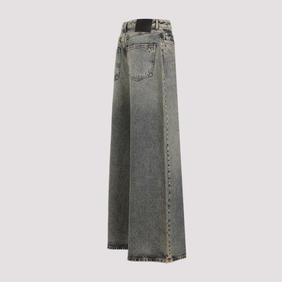  스포트막스 데님 스트레이트 팬츠 2412181012600 10733 013 SOVRATTINTO BEIGE - SPORTMAX