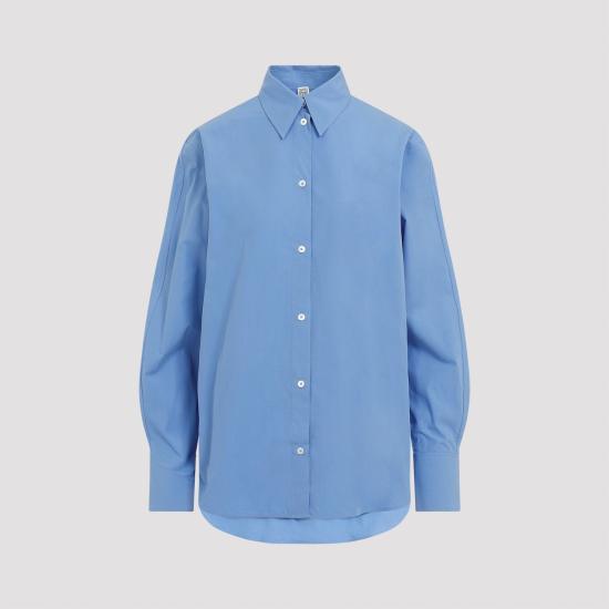  토템 셔츠 243WRT2522FB0119 BLUE - TOTEME