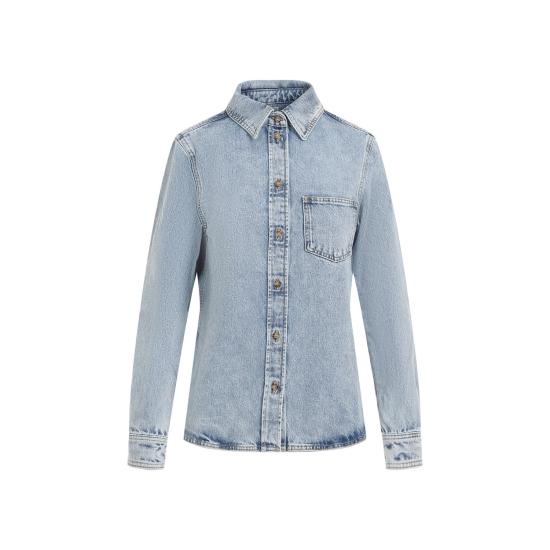  토템 셔츠 243WRT0330FB0045 BLUE