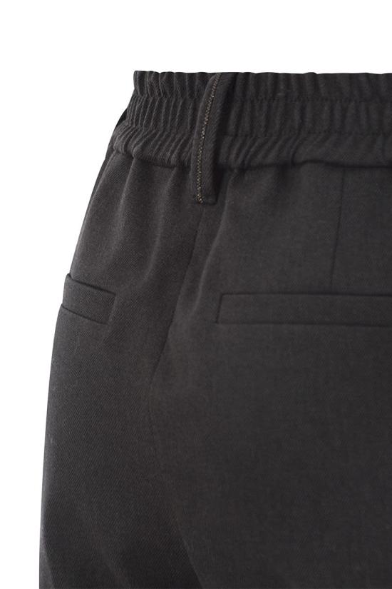  브루넬로 쿠치넬리 스트레이트 팬츠 MA126P8416 ANTHRACITE - BRUNELLO CUCINELLI