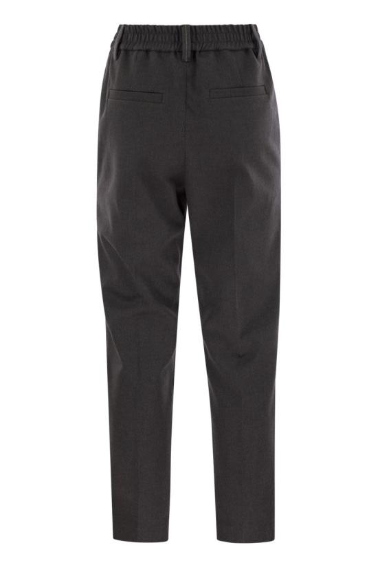  브루넬로 쿠치넬리 스트레이트 팬츠 MA126P8416 ANTHRACITE - BRUNELLO CUCINELLI