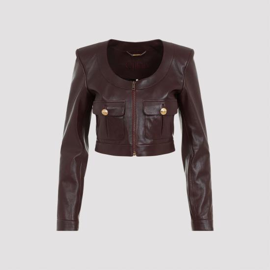  끌로에 자켓 CH24ACV52218 BROWN - CHLOE