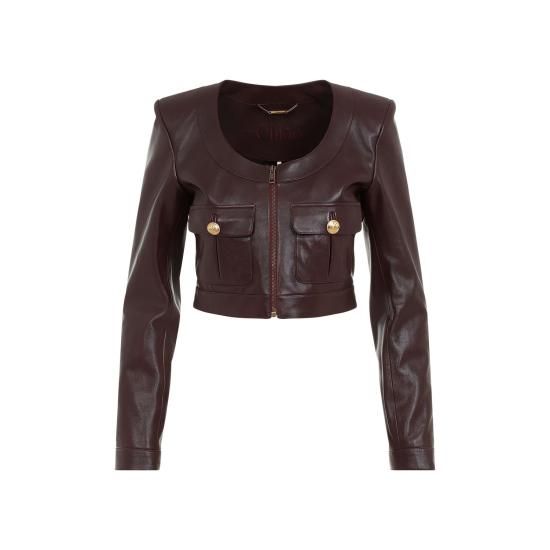  끌로에 자켓 CH24ACV52218 BROWN