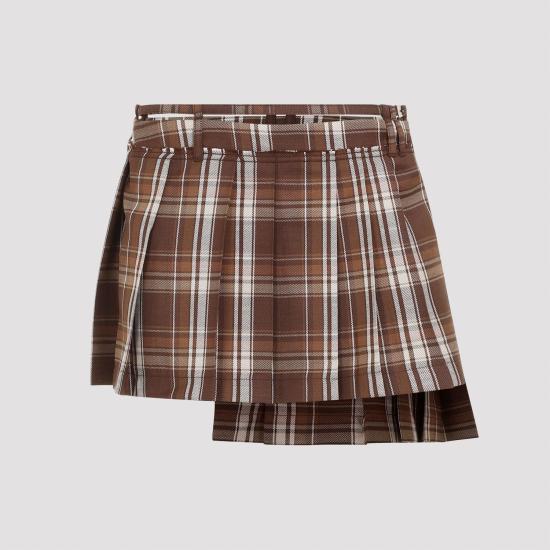  아크네 스튜디오 미디 스커트 AF0462 BROWN - ACNE STUDIOS