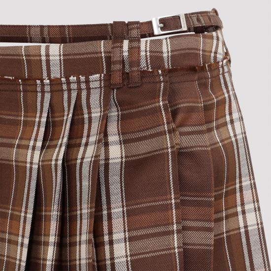  아크네 스튜디오 미디 스커트 AF0462 BROWN - ACNE STUDIOS