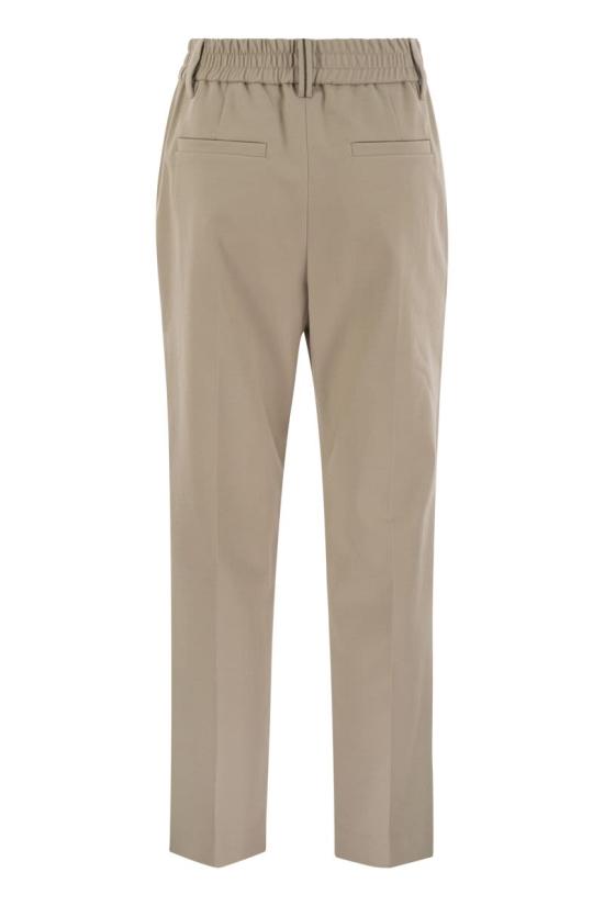  브루넬로 쿠치넬리 스트레이트 팬츠 MA126P8416 C9643 SAND - BRUNELLO CUCINELLI