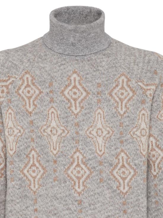  브루넬로 쿠치넬리 터틀넥 MSO708403 GREY - BRUNELLO CUCINELLI