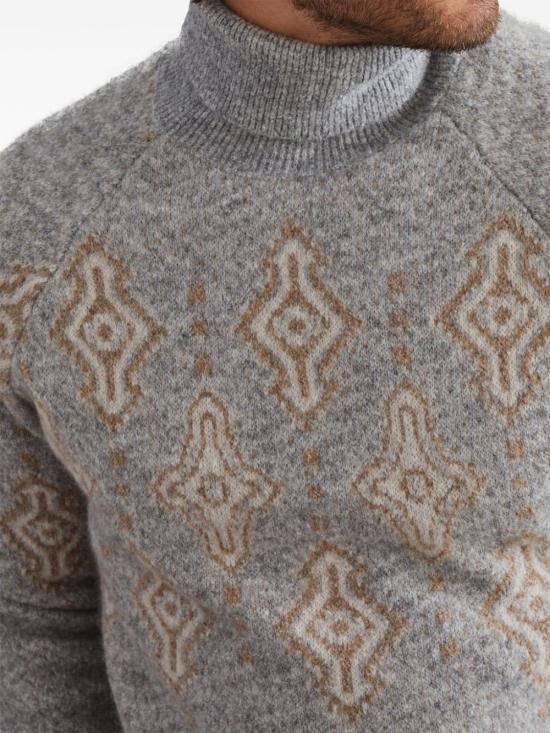  브루넬로 쿠치넬리 터틀넥 MSO708403 GREY - BRUNELLO CUCINELLI