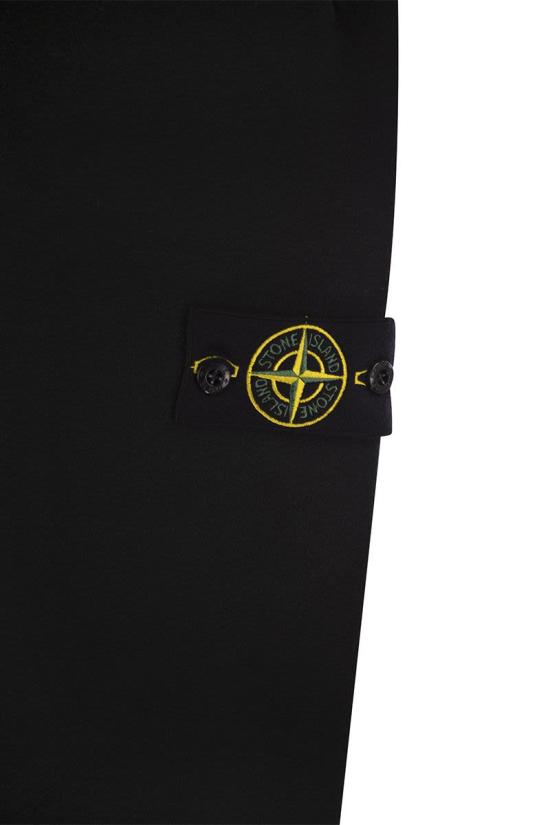  스톤 아일랜드 스트레이트 팬츠 8115609 BLACK - STONE ISLAND
