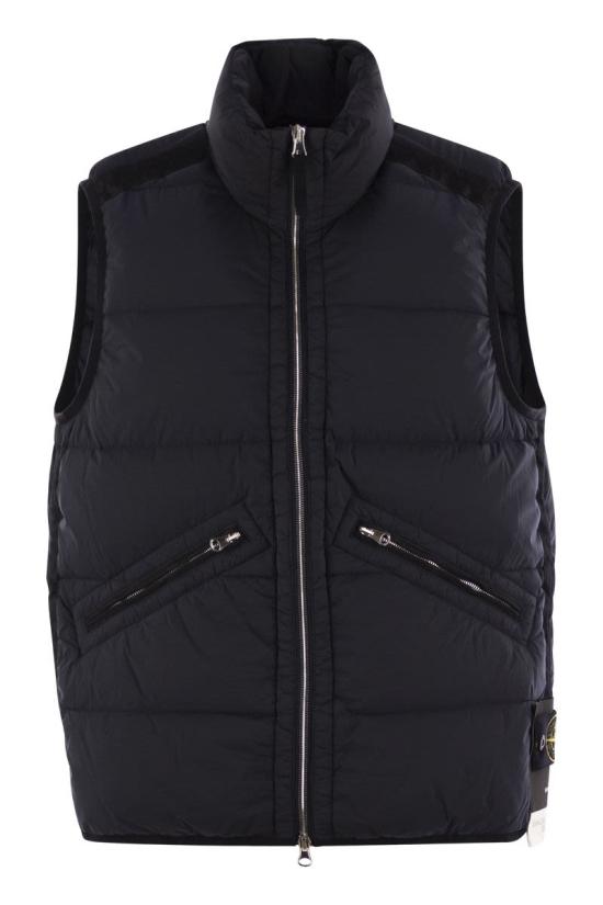 24FW 스톤 아일랜드 베스트 8115G08 NAVY - STONE ISLAND