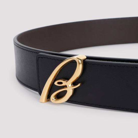  브리오니 가죽 벨트 OBJV0LP9721 BLACK - BRIONI
