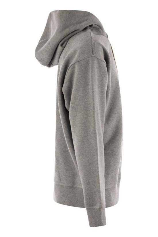  몽클레어 후드 티셔츠 J20978G00005 LIGHT GREY - MONCLER