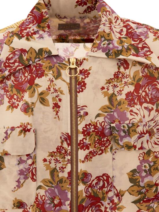 24FW 캐피탈 긴팔 셔츠 K2403LS080PURPLEXRED Beige - KAPITAL