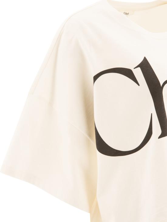  끌로에 반팔 티셔츠 24AJH09183101 White - CHLOE