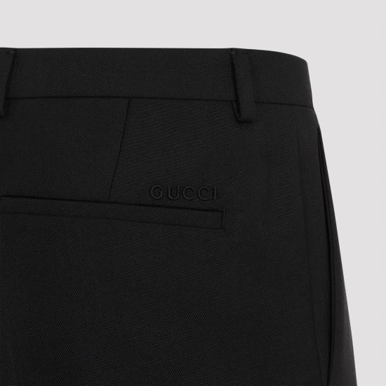  구찌 스트레이트 팬츠 791156ZAMII BLACK - GUCCI