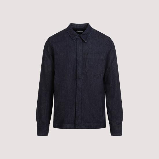  드리스 반 노튼 긴팔 셔츠 2420207009378 BLUE - DRIES VAN NOTEN