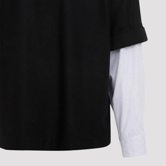  드리스 반 노튼 긴팔 셔츠 2420207469261 BLACK - DRIES VAN NOTEN