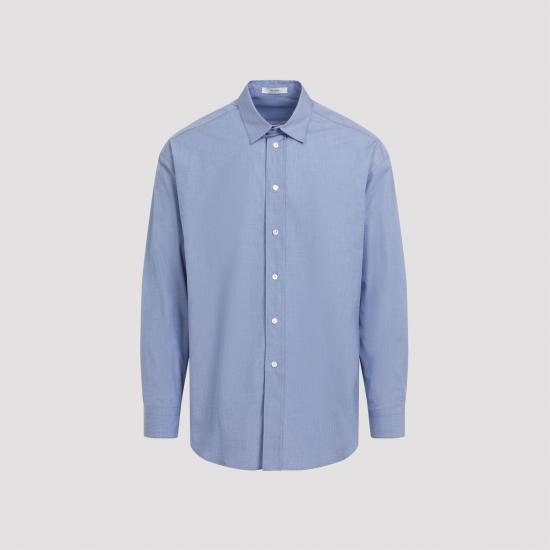  더로우 긴팔 셔츠 565W2622 BLUE - THE ROW