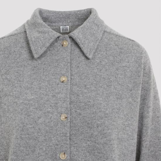  토템 셔츠 243WRT0347YA0016 GREY - TOTEME
