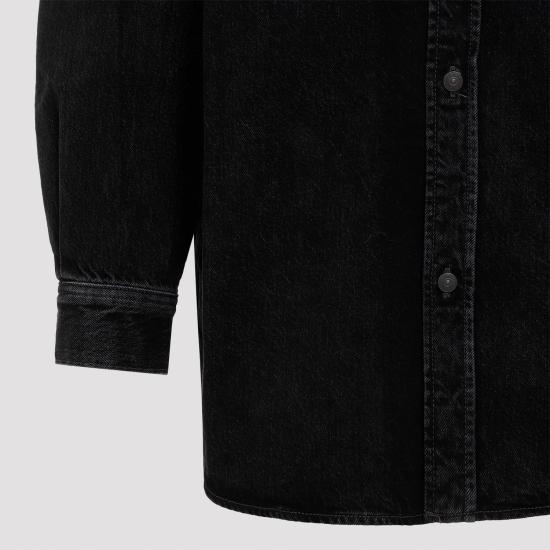 24FW 아크네 스튜디오 긴팔 셔츠 CB0082 BLACK - ACNE STUDIOS