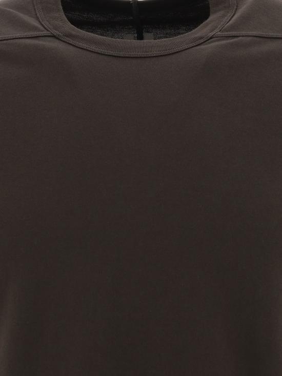  릭 오웬스 반팔 티셔츠 RU02D6265JA78 Brown - RICK OWENS