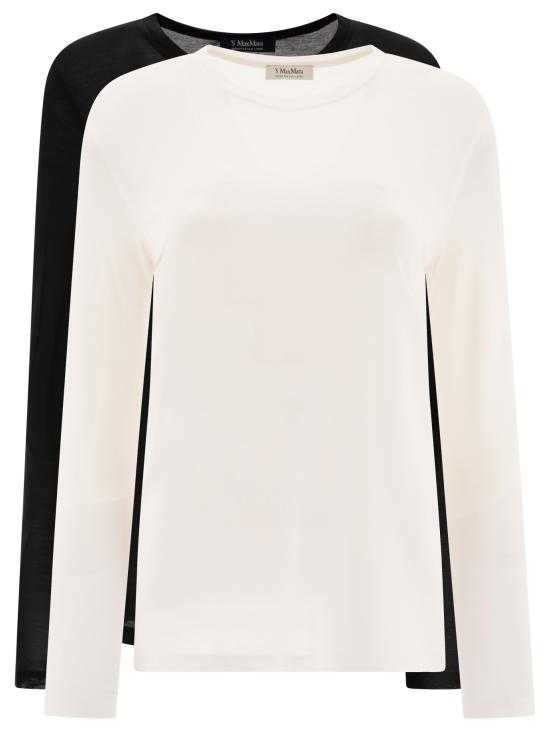 24FW 에스막스마라 반팔 티셔츠 2429936011600LUPINO010 Black