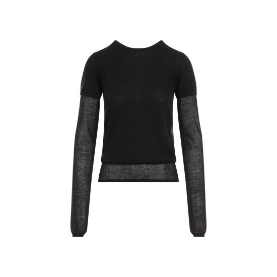  토템 반팔 티셔츠 243WRT0348YA0079 BLACK