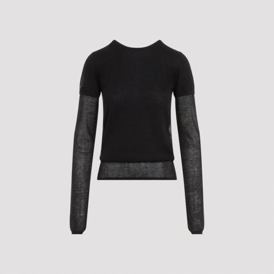  토템 반팔 티셔츠 243WRT0348YA0079 BLACK - TOTEME