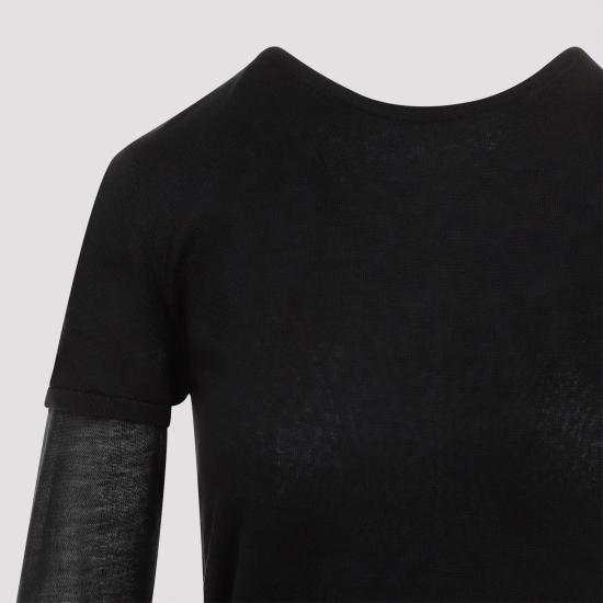  토템 반팔 티셔츠 243WRT0348YA0079 BLACK - TOTEME