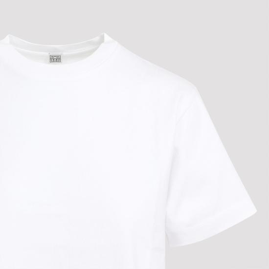 24FW 토템 반팔 티셔츠 243WRT0344FB0092 WHITE - TOTEME