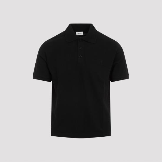  생로랑 반팔 티셔츠 798944Y37HC BLACK - SAINT LAURENT
