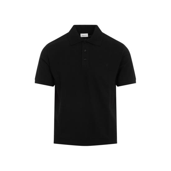  생로랑 반팔 티셔츠 798944Y37HC BLACK