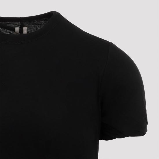  릭 오웬스 반팔 티셔츠 RU02D6256UC BLACK - RICK OWENS