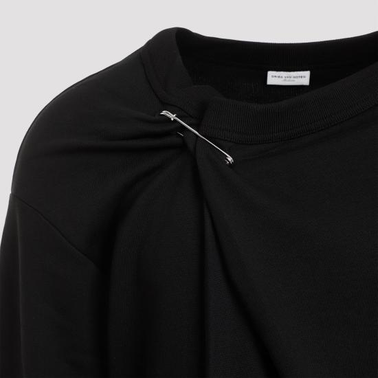 드리스 반 노튼 스웨터 2420211499610 BLACK - DRIES VAN NOTEN