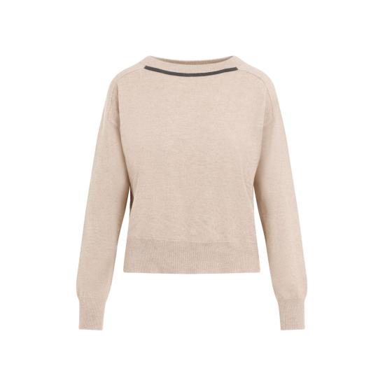 브루넬로 쿠치넬리 스웨터 M12167908 NUDE NEUTRALS