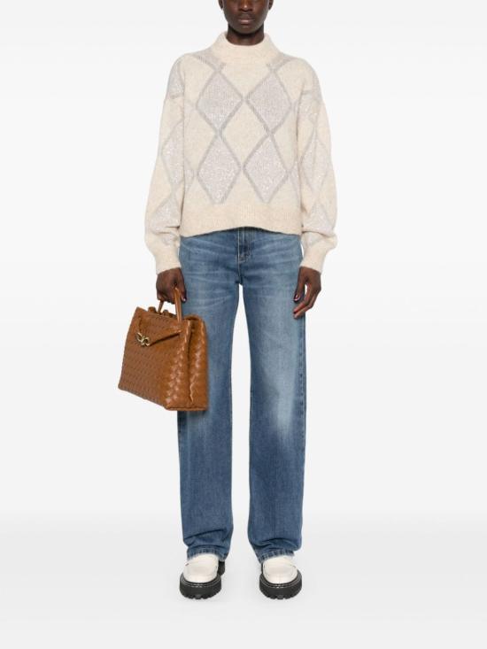  브루넬로 쿠치넬리 스웨터 MCM518804 NUDE NEUTRALS - BRUNELLO CUCINELLI