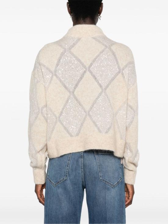  브루넬로 쿠치넬리 스웨터 MCM518804 NUDE NEUTRALS - BRUNELLO CUCINELLI